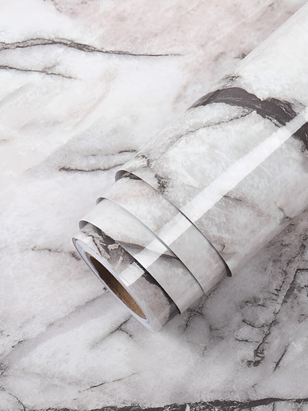 

ANNA CREATIONS White & Grey Printed Decorative Wallpaper