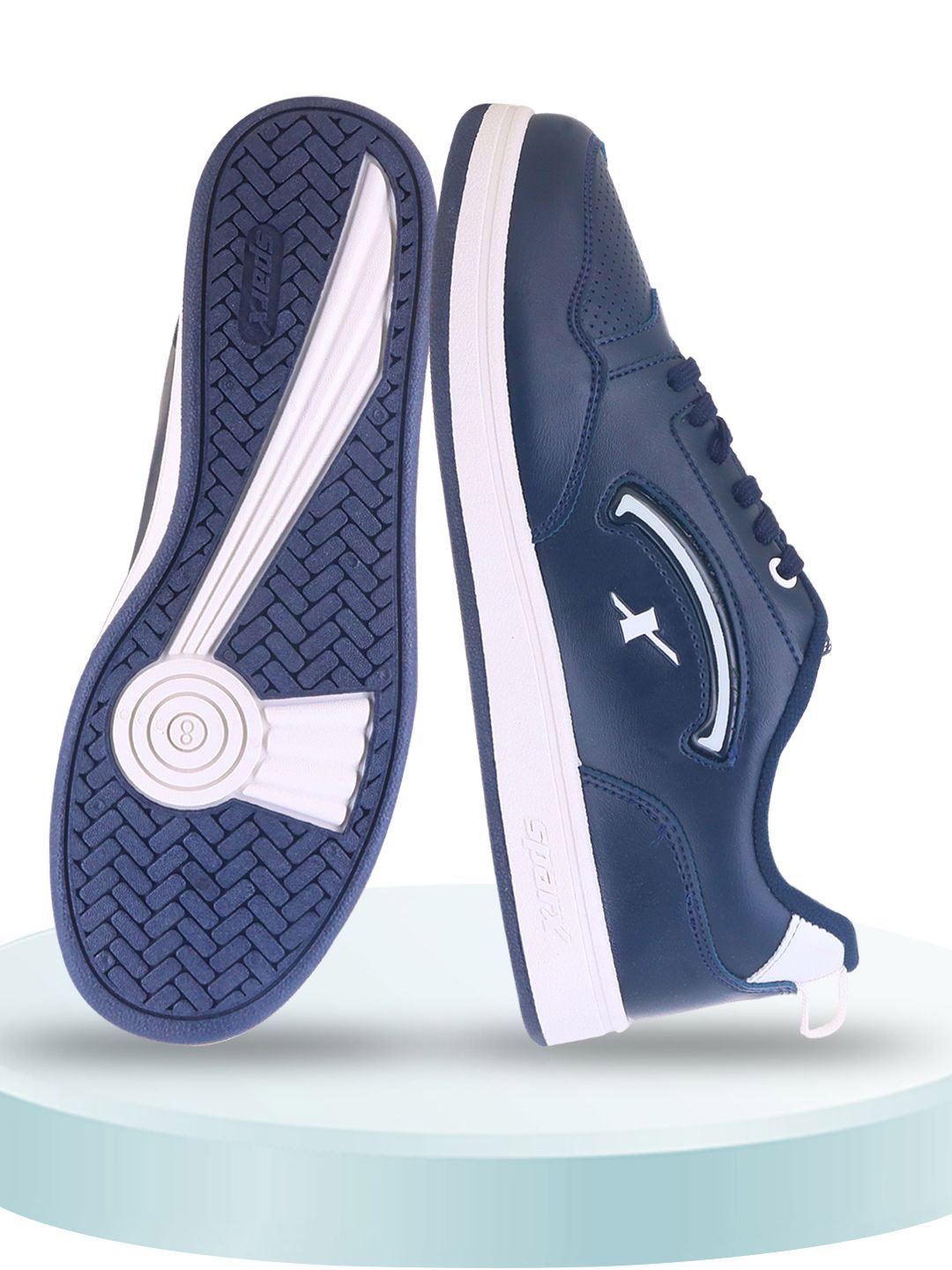 

Sparx SM-952 Men Lace-Ups Colourblocked Sneakers, Navy blue
