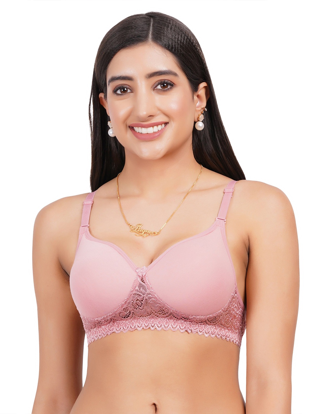 

Liigne Bra Full Coverage Lightly Padded, Pink