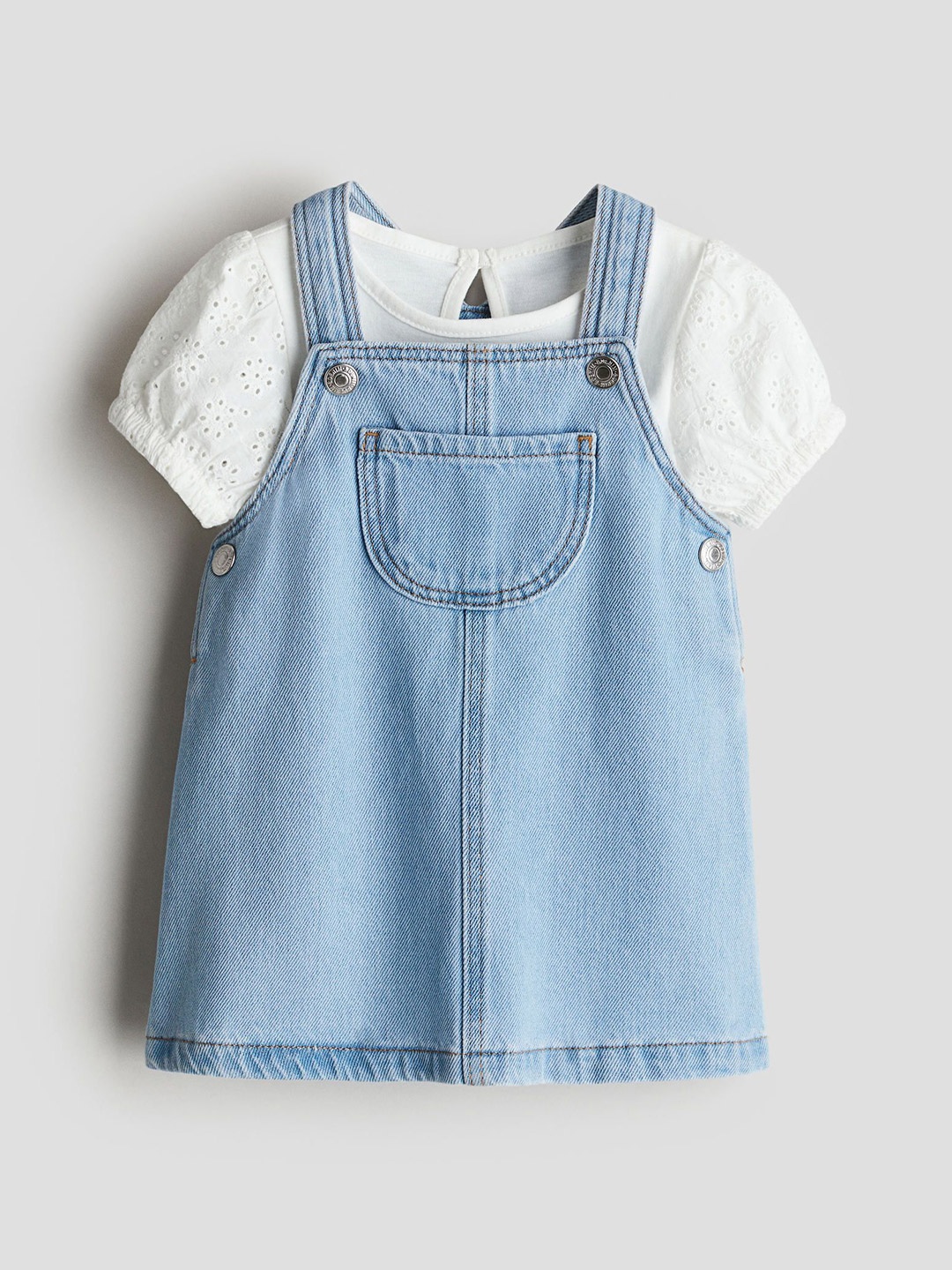 

H&M 2-Piece Cotton Set, Blue