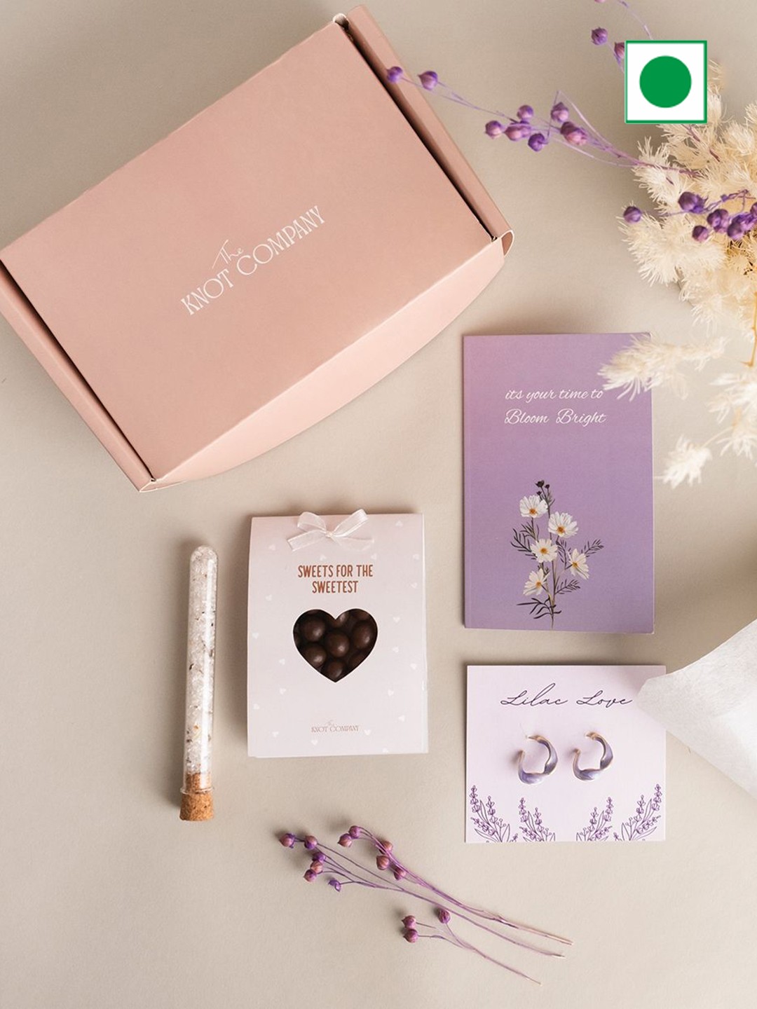 

The Knot Company 6-Pcs For Your Forever Valentine Chocolate Gift Set 1200g, Lavender