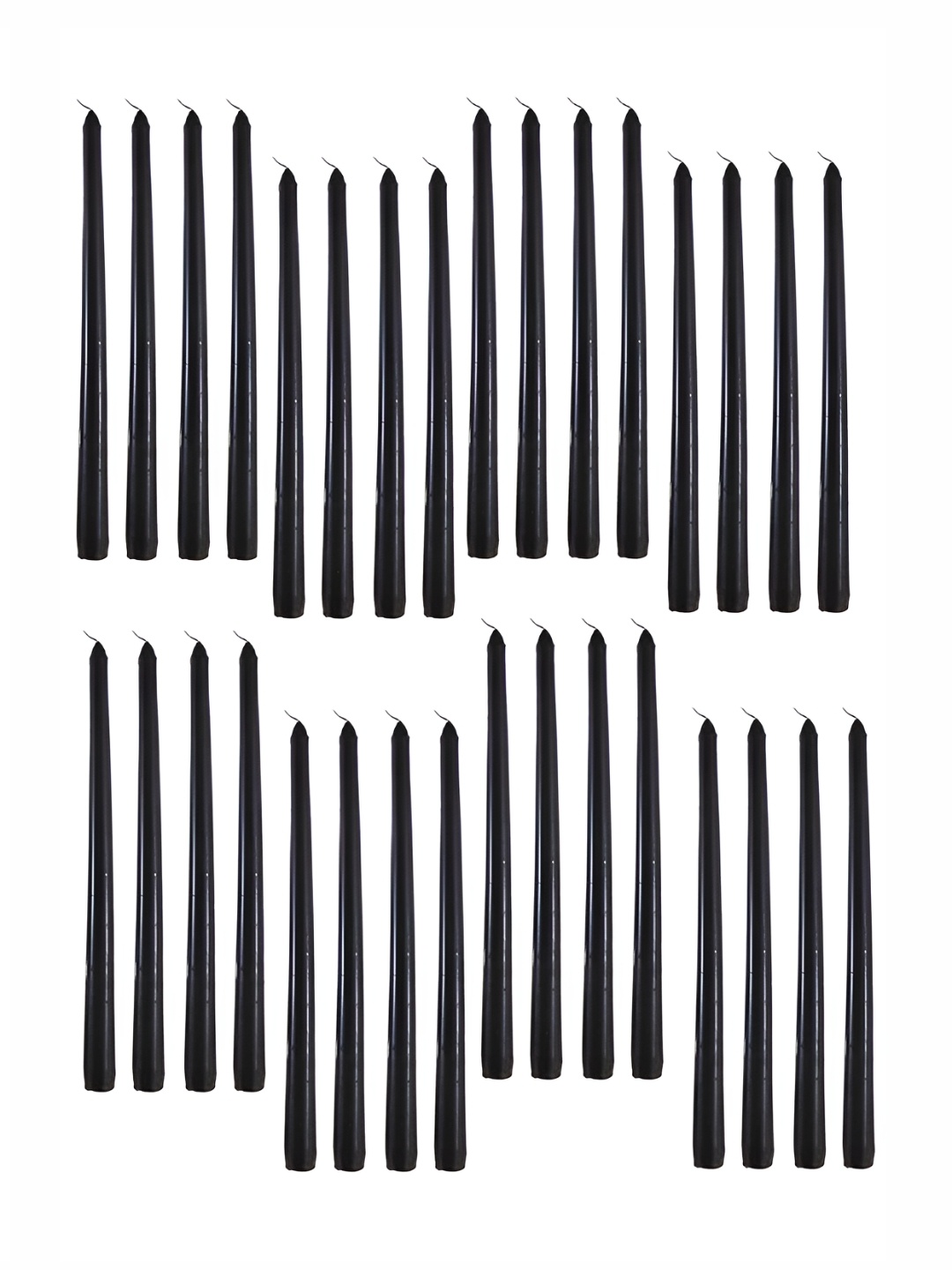 

atorakushon 32 pcs blk Scented Tapered Candles, Black