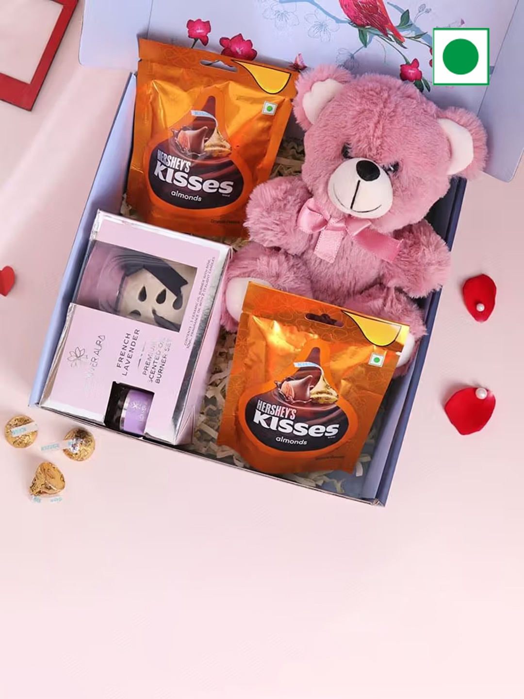

Floweraura Set Of 4 Chocolates Gift Hamper, Pink