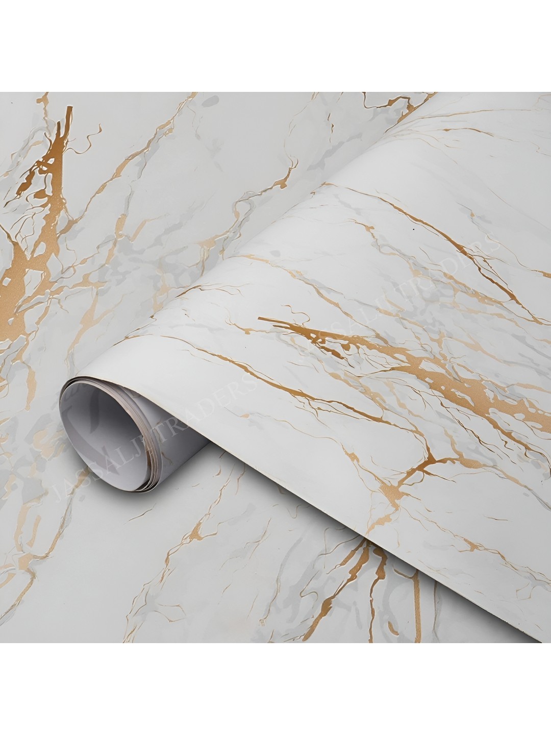 

ANNA CREATIONS White & Yellow Printed Decorative Wallpaper