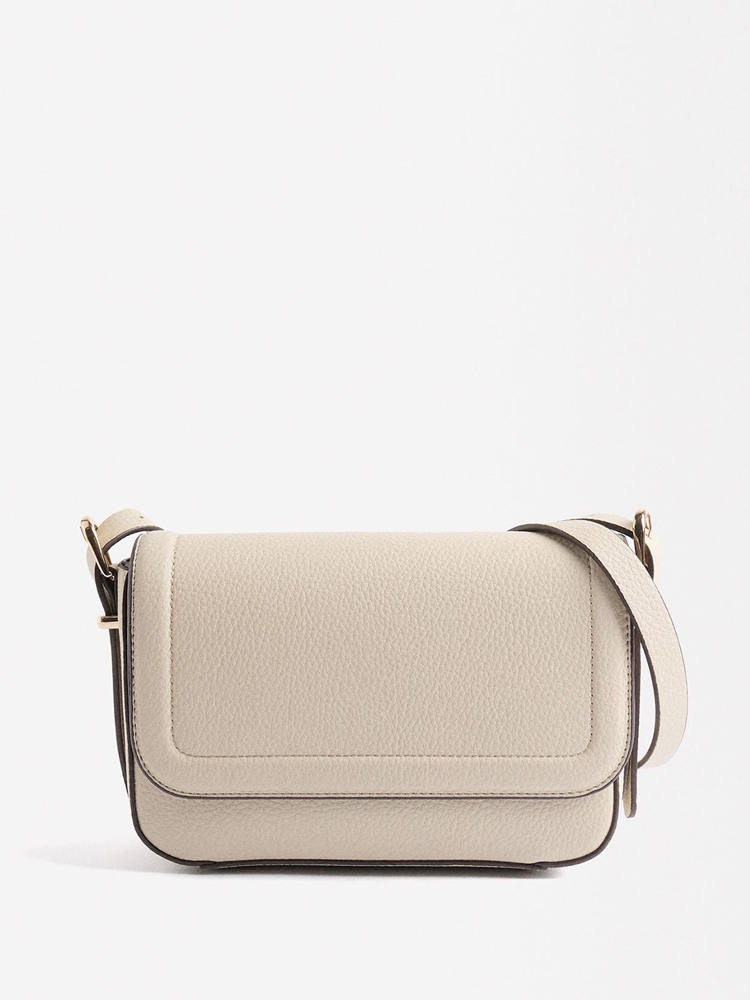 

PARFOIS Structured Crossbody Bag, Off white