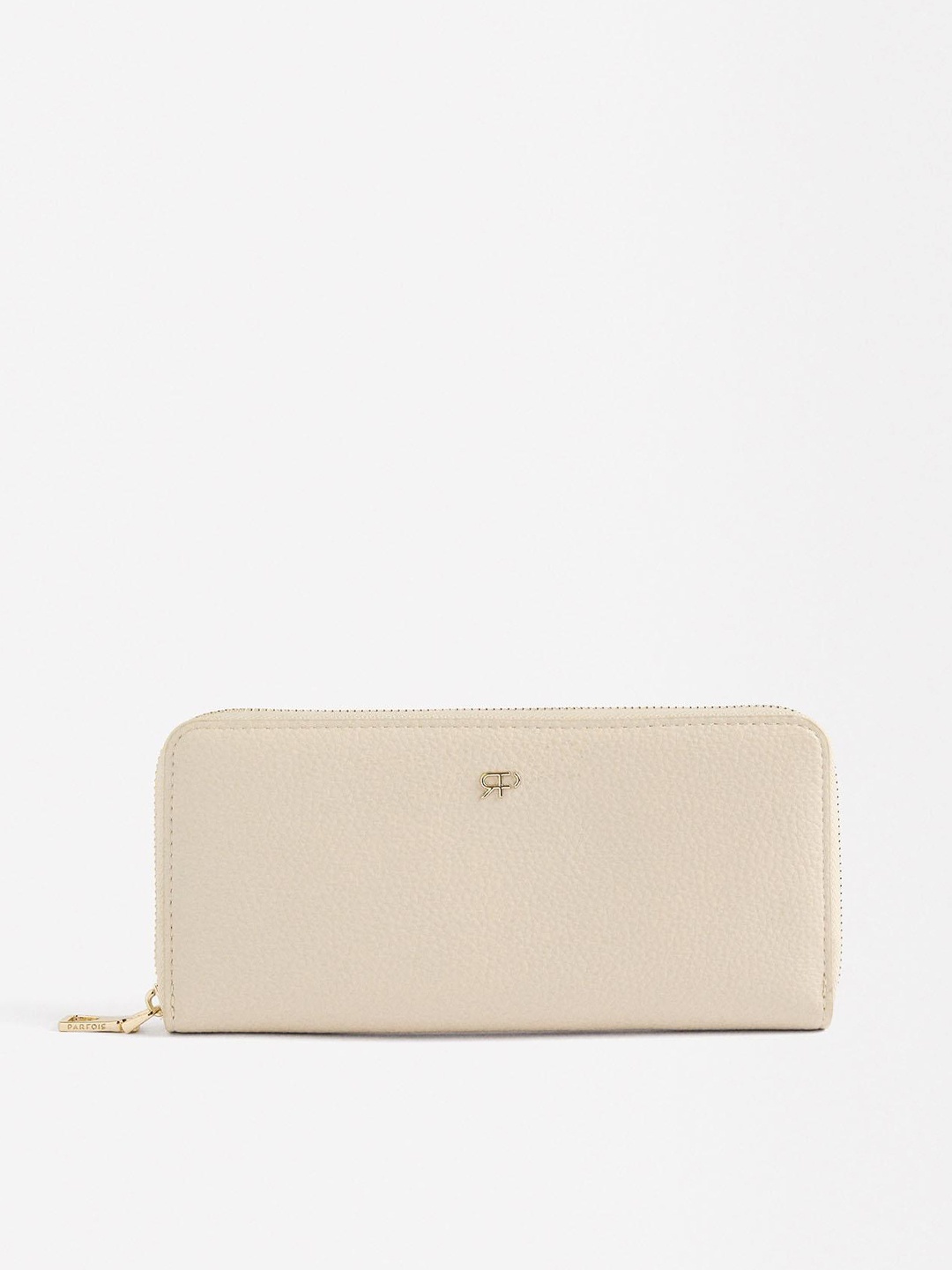 

PARFOIS Women Zip Around Wallet, Off white