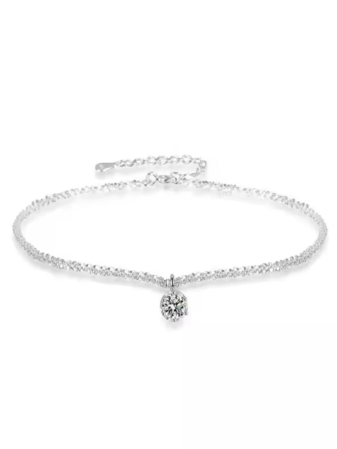 

StyleCast Women Brass Link Bracelet, Silver