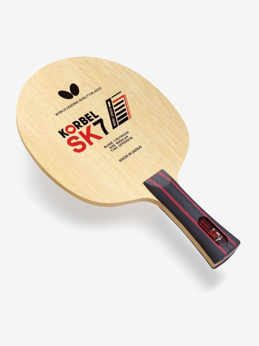 

butterfly Korbel SK7 Table Tennis Blade, Brown