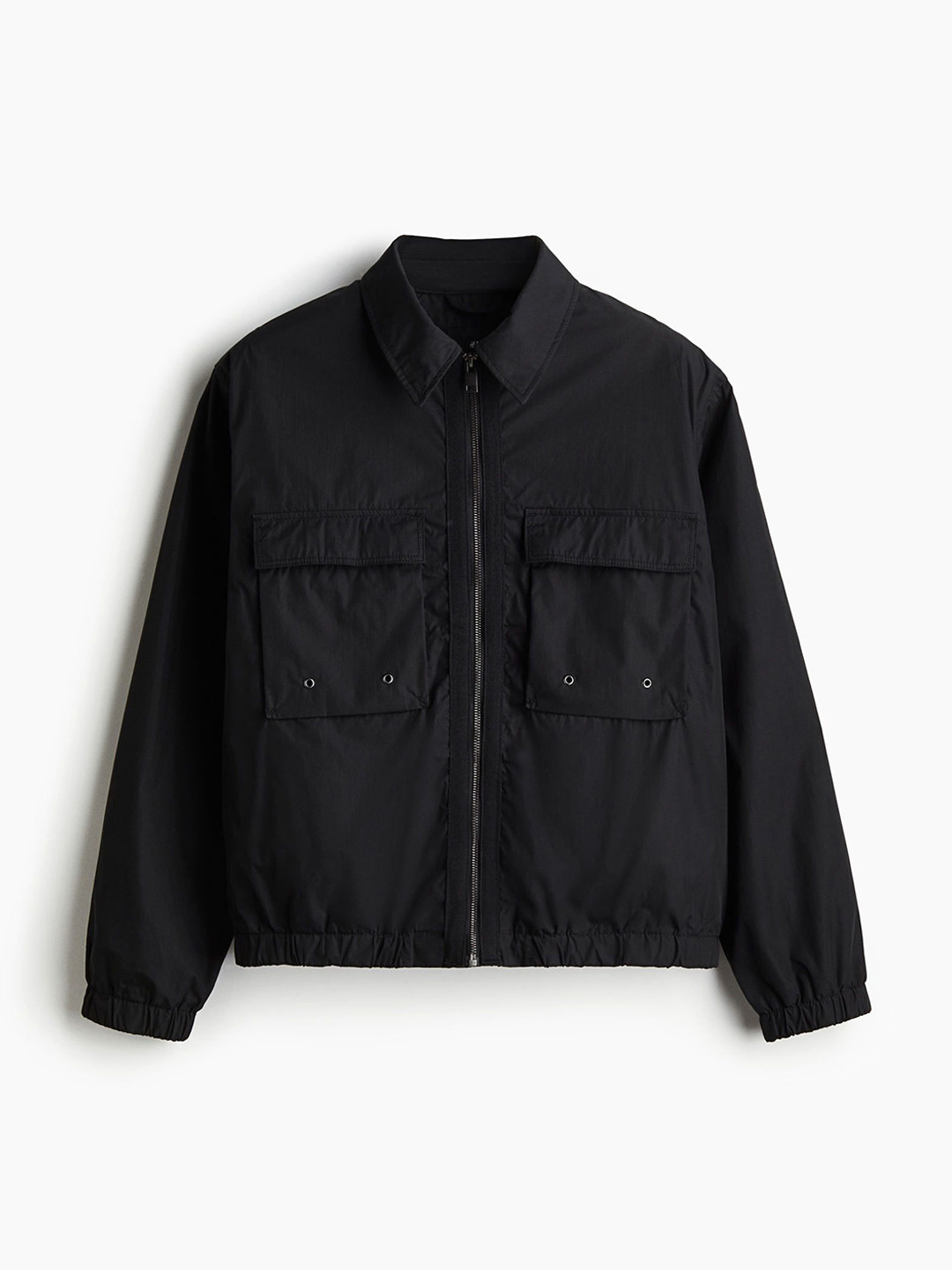 

H&M Loose Fit Utility Jacket, Black