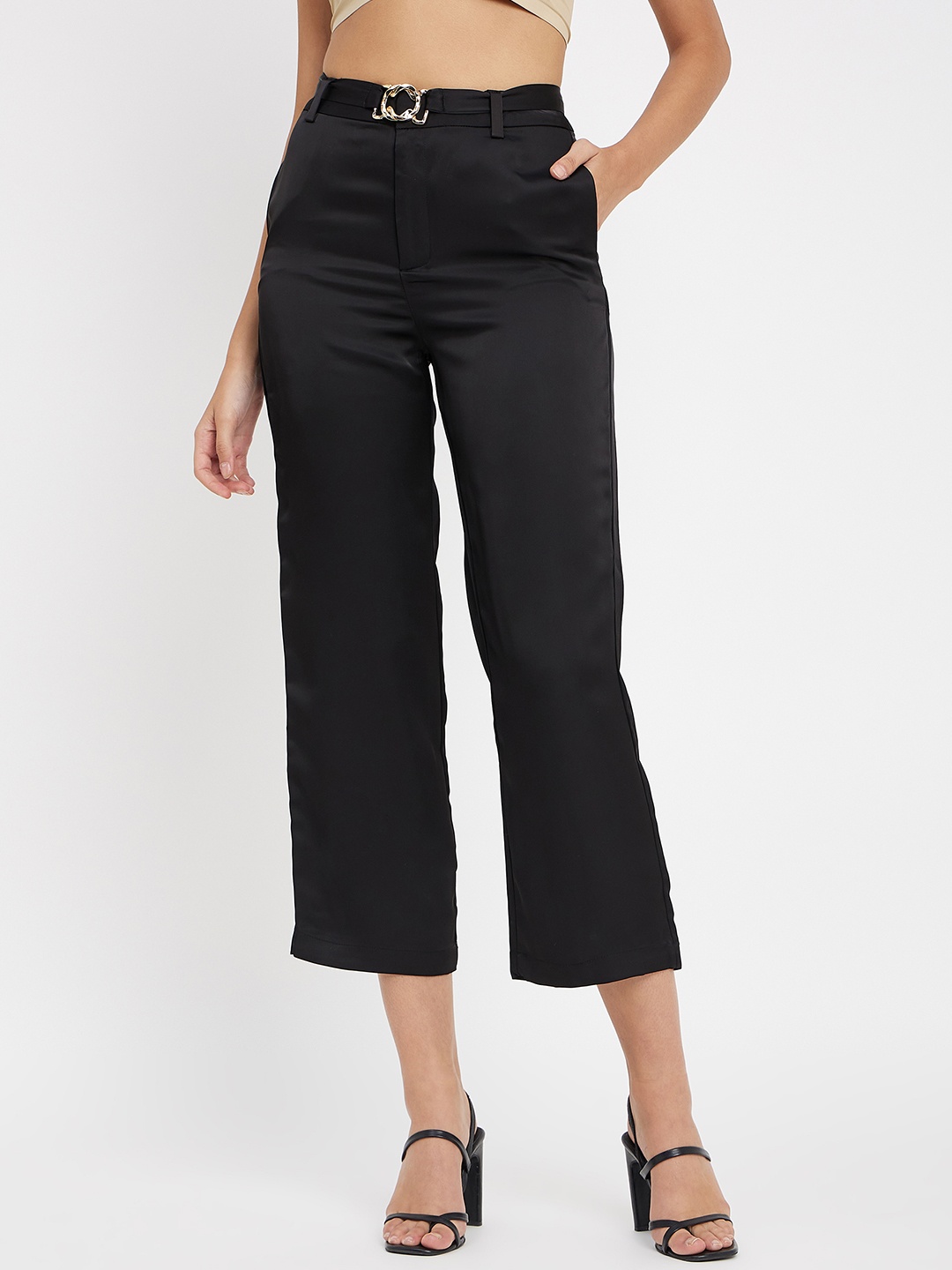 

Madame Women Culottes Trousers, Black