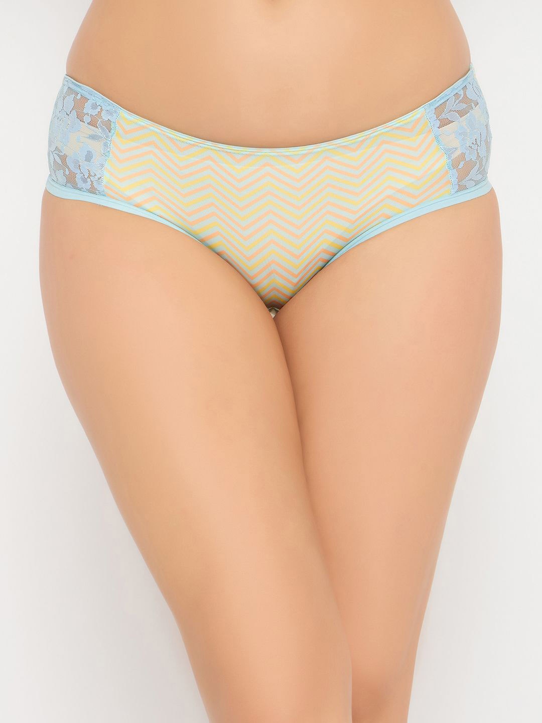 

Clovia Printed Hipster Briefs, Green