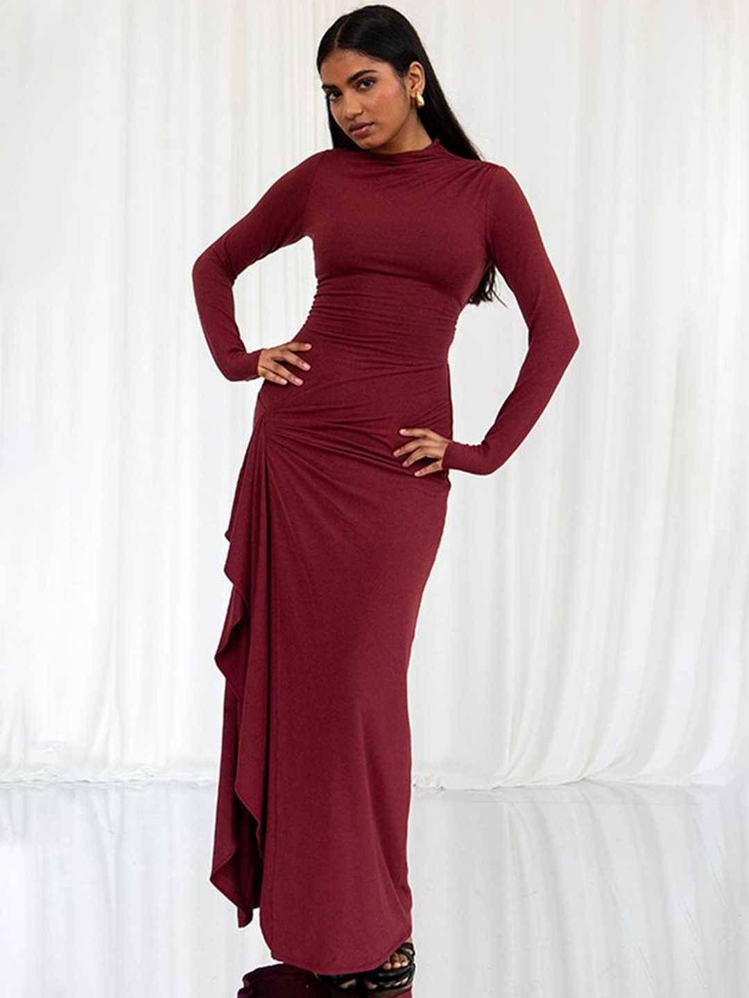 

LULU & SKY Maxi Dress, Burgundy