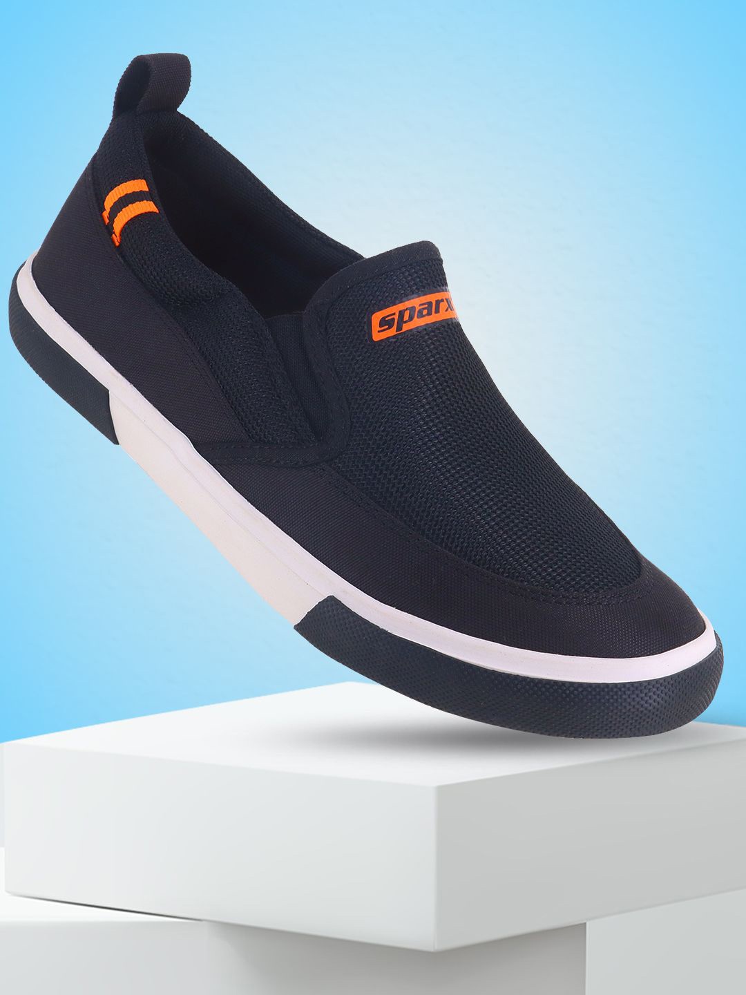 

Sparx Men Slip-On Casual Loafers, Black