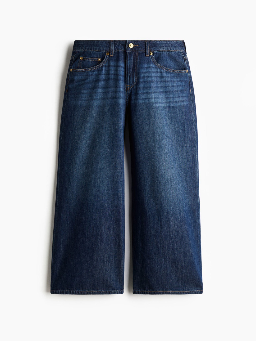 

H&M Baggy Wide Low Jeans, Blue