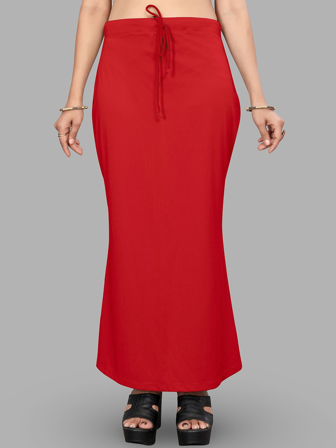 

NEXSUS Mid-Rise Mermaid Fit Saree Shapewear, Red