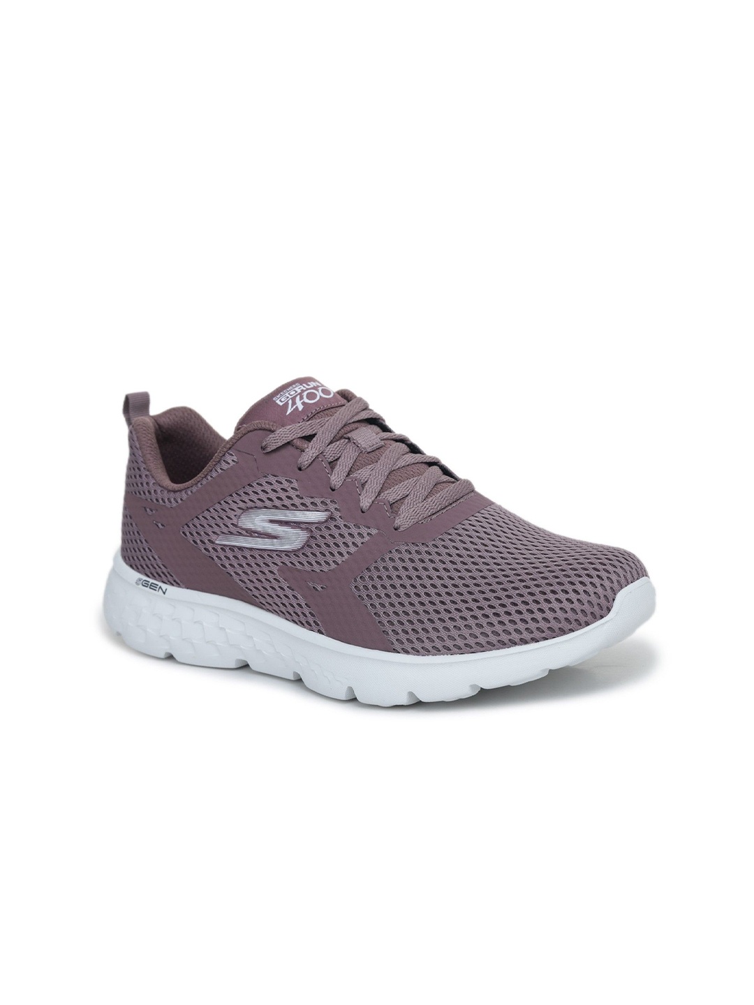 

Skechers GO RUN 400 Women Lace-Ups Running Shoes, Mauve