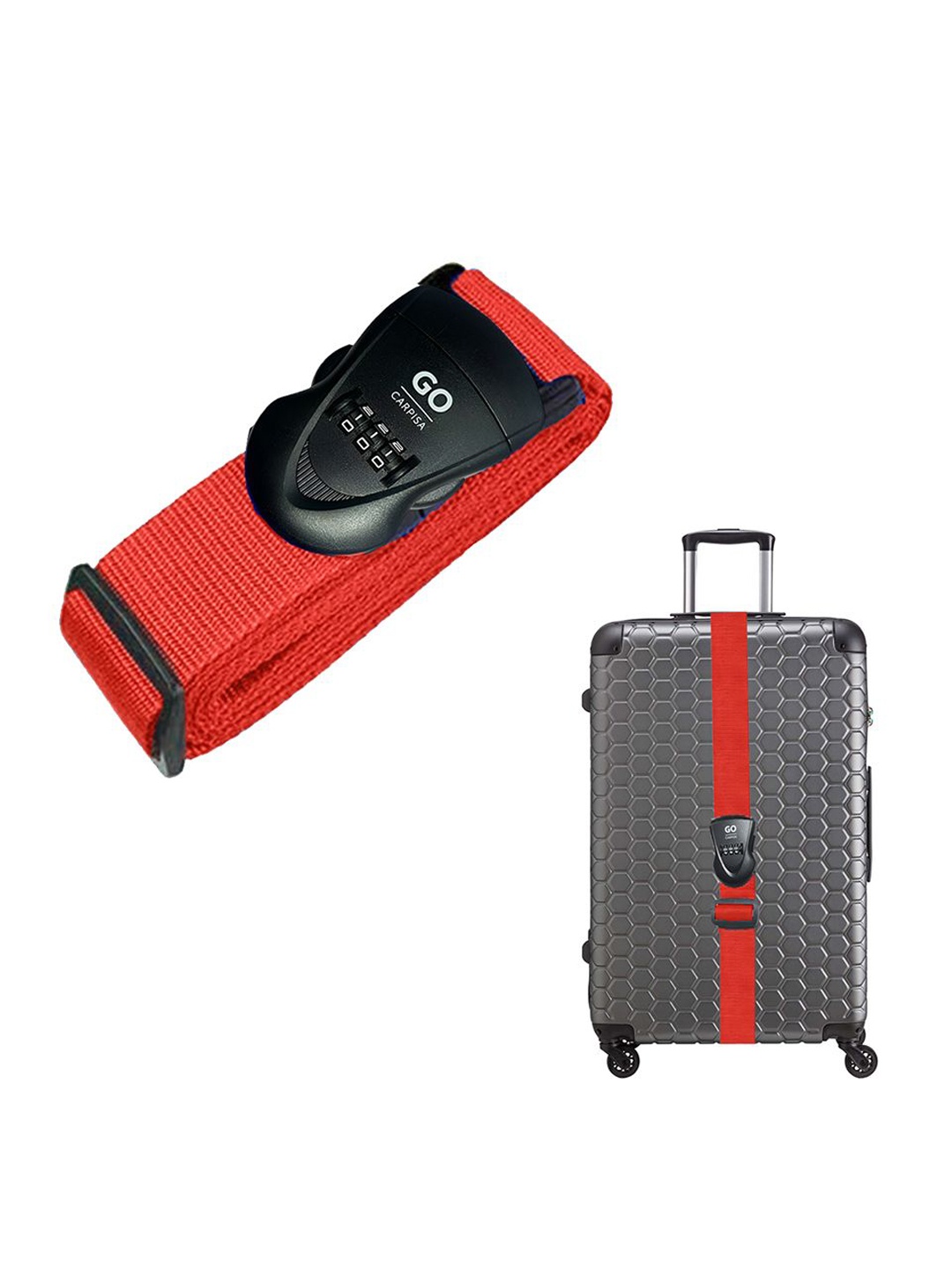 

CARPISA Luggage Strap Travel Accessory, Red