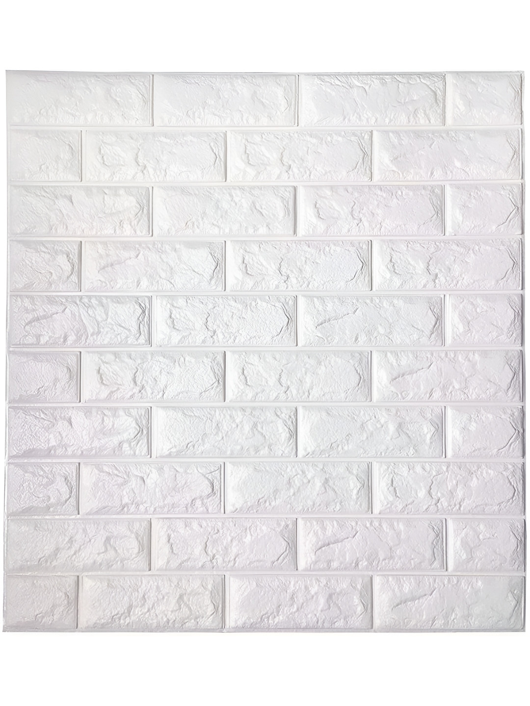 

ANNA CREATIONS 20-Pcs White Textured WaterproofWallpaper