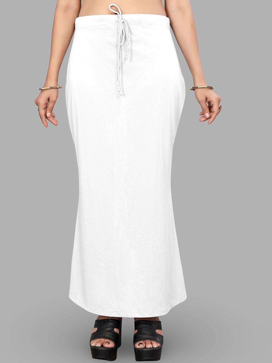 

NEXSUS Women Mid-Rise Mermaid Fit Saree Shapewear, White