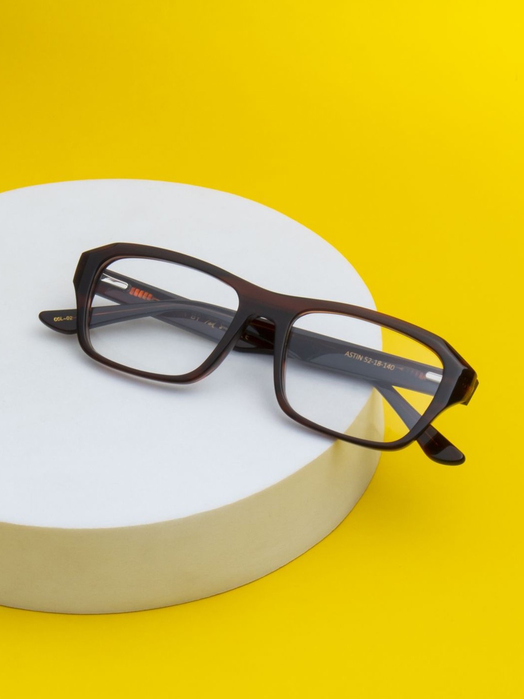 

Ted Smith Unisex Maroon Wayfarer Premium Acetate Frames