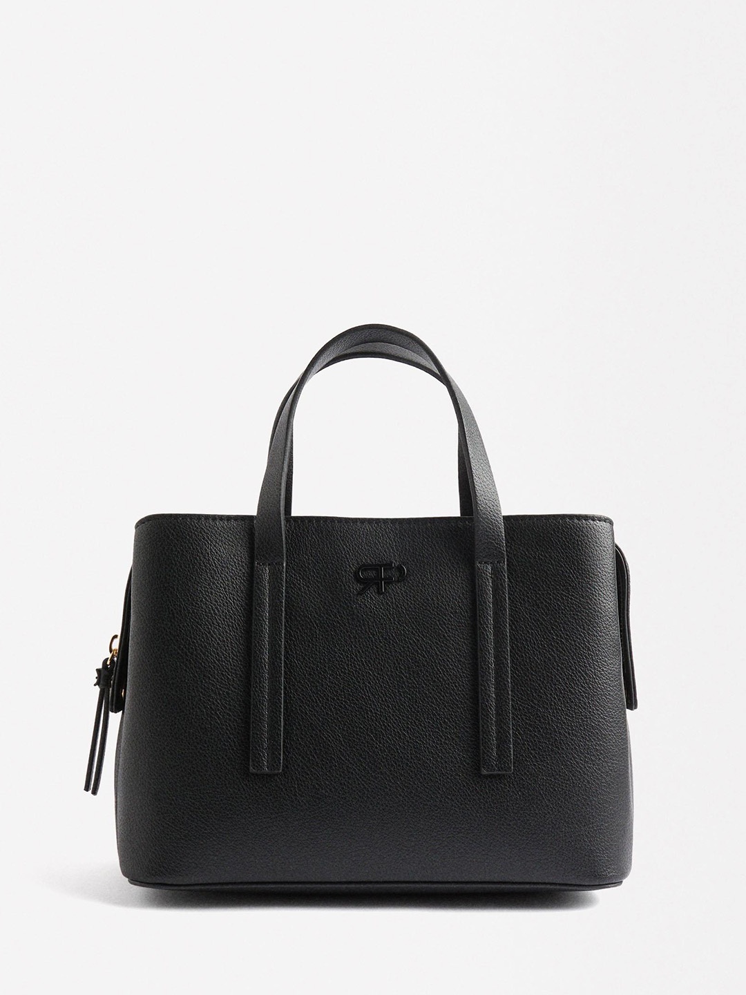 

PARFOIS Structured Handheld Bag, Black