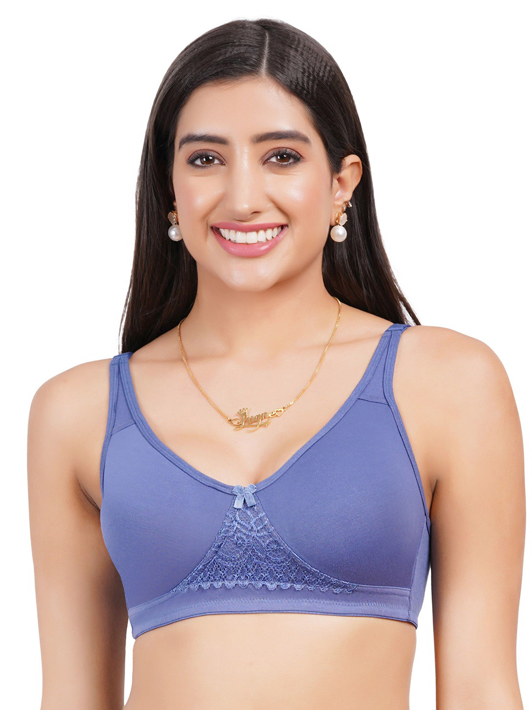 

Liigne Bra Full Coverage, Blue