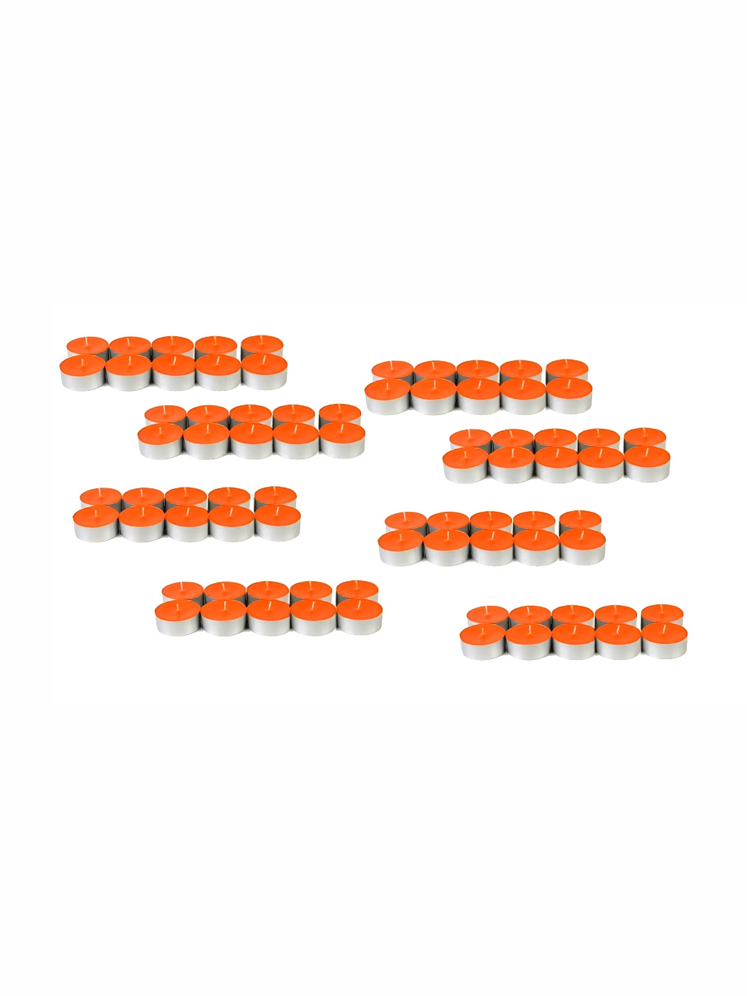 

atorakushon 80 pcs Orange Scented Tea Light Candles