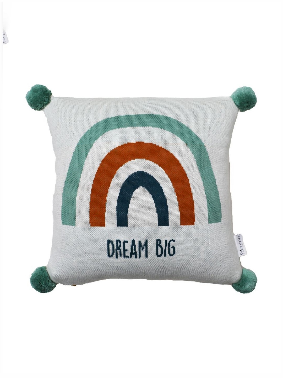 

Pomme White & Red Abstract Square Cushion Covers