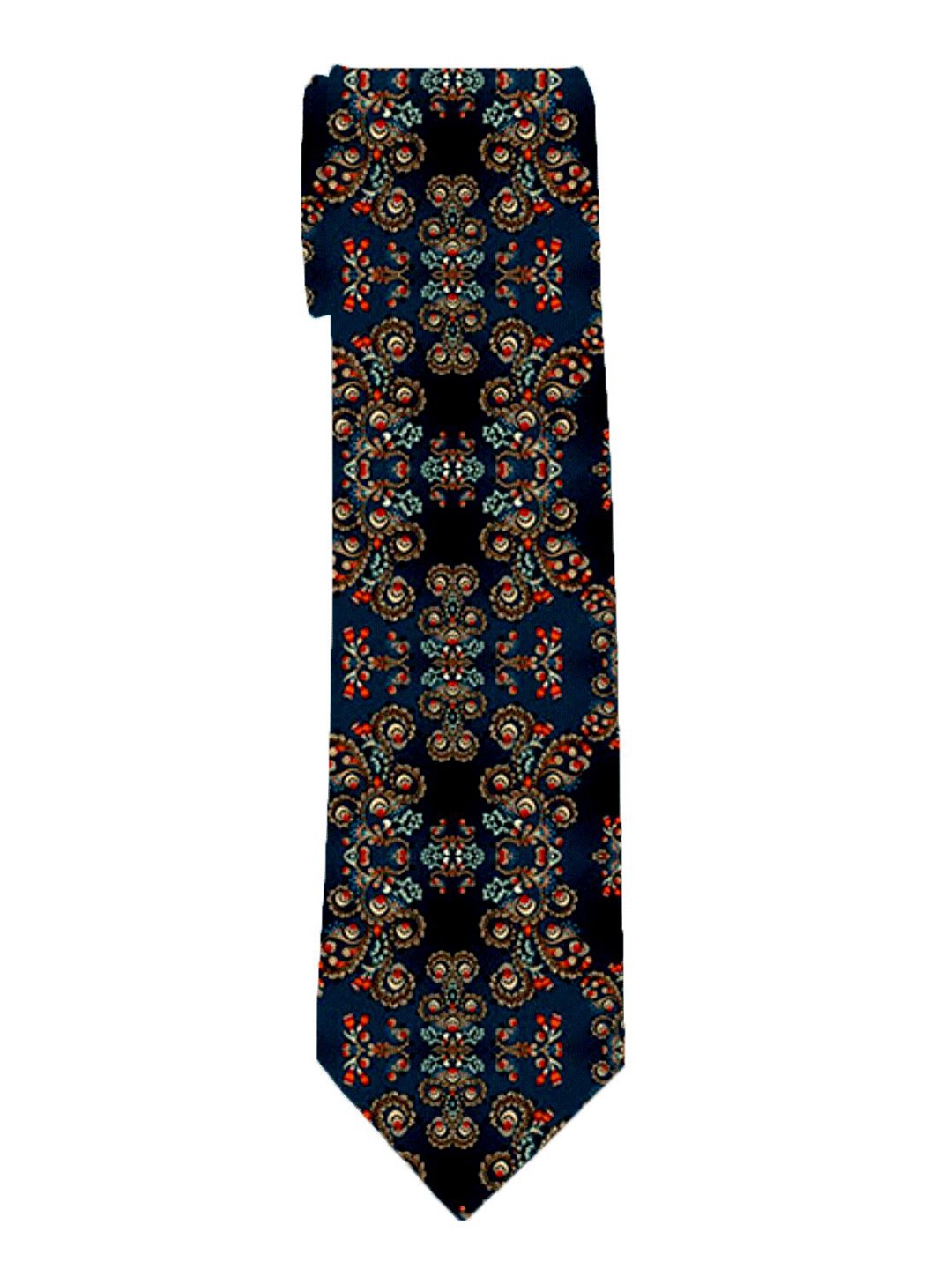

Blacksmith Men Printed Broad Tie, Blue