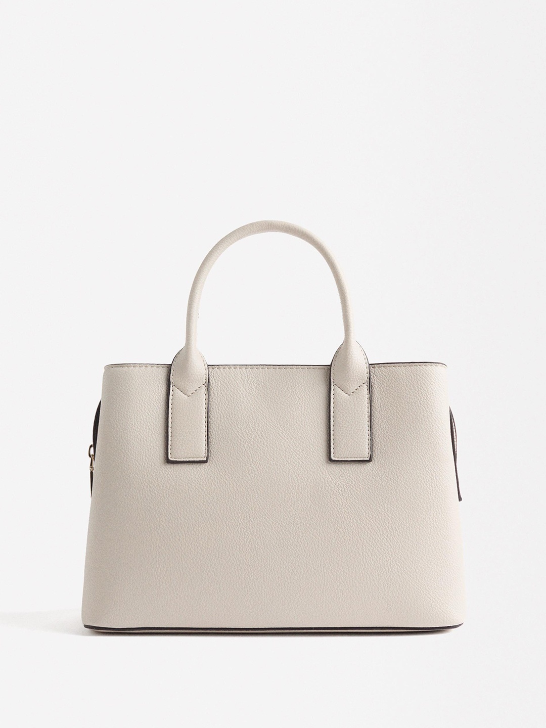 

PARFOIS Structured Handheld Bag, White