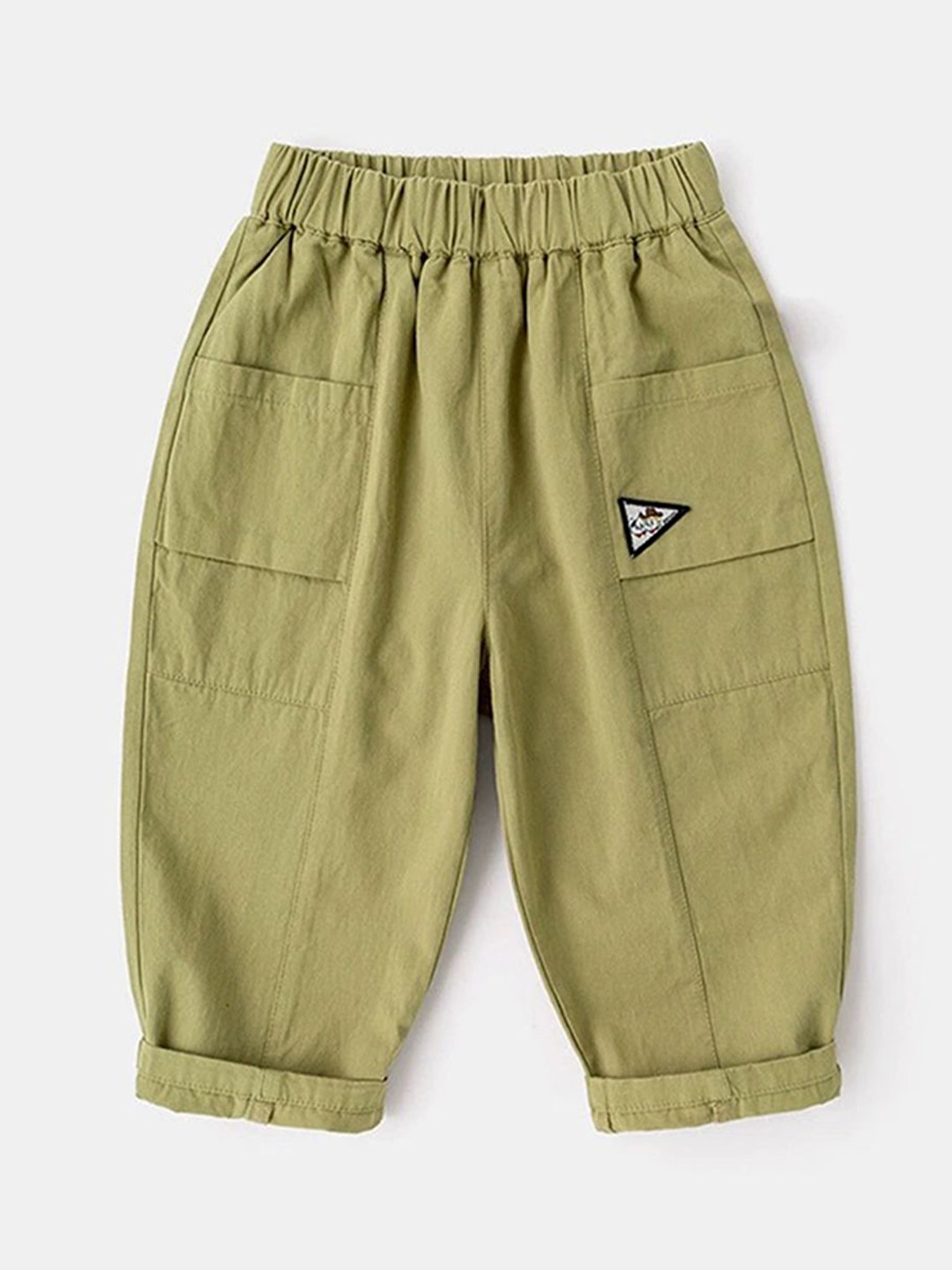 

LULU & SKY Kids Loose Fit Trousers, Green
