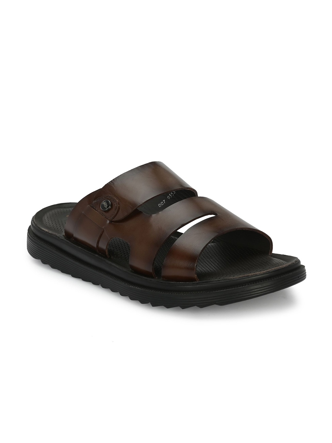 

Hitz Men Leather Comfort Sandals, Brown