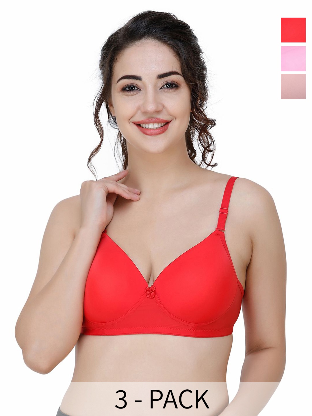 

College Girl Bra Full Coverage Lightly Padded, Pink