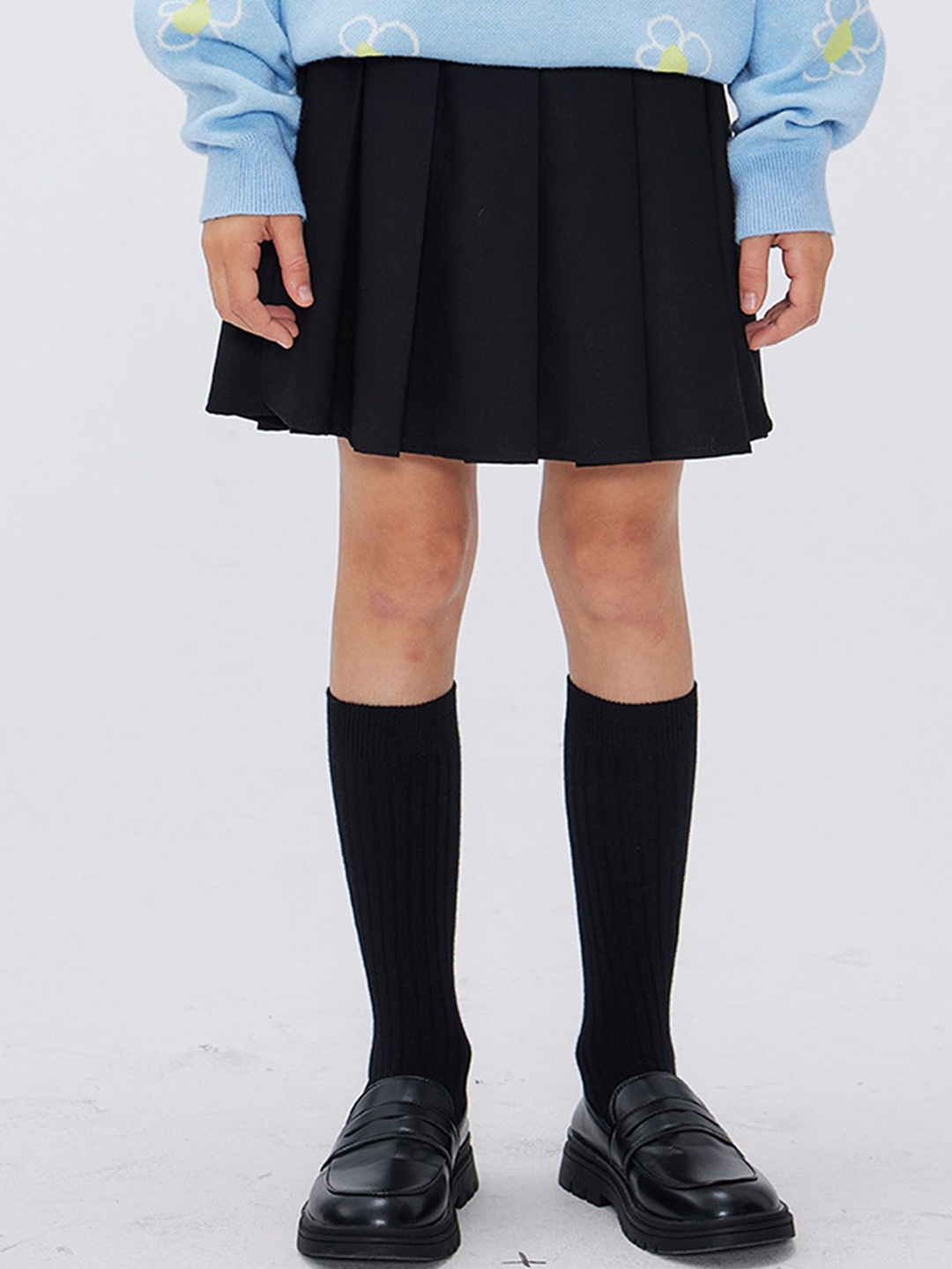 

LULU & SKY A-Line Knee Length Skirt, Black