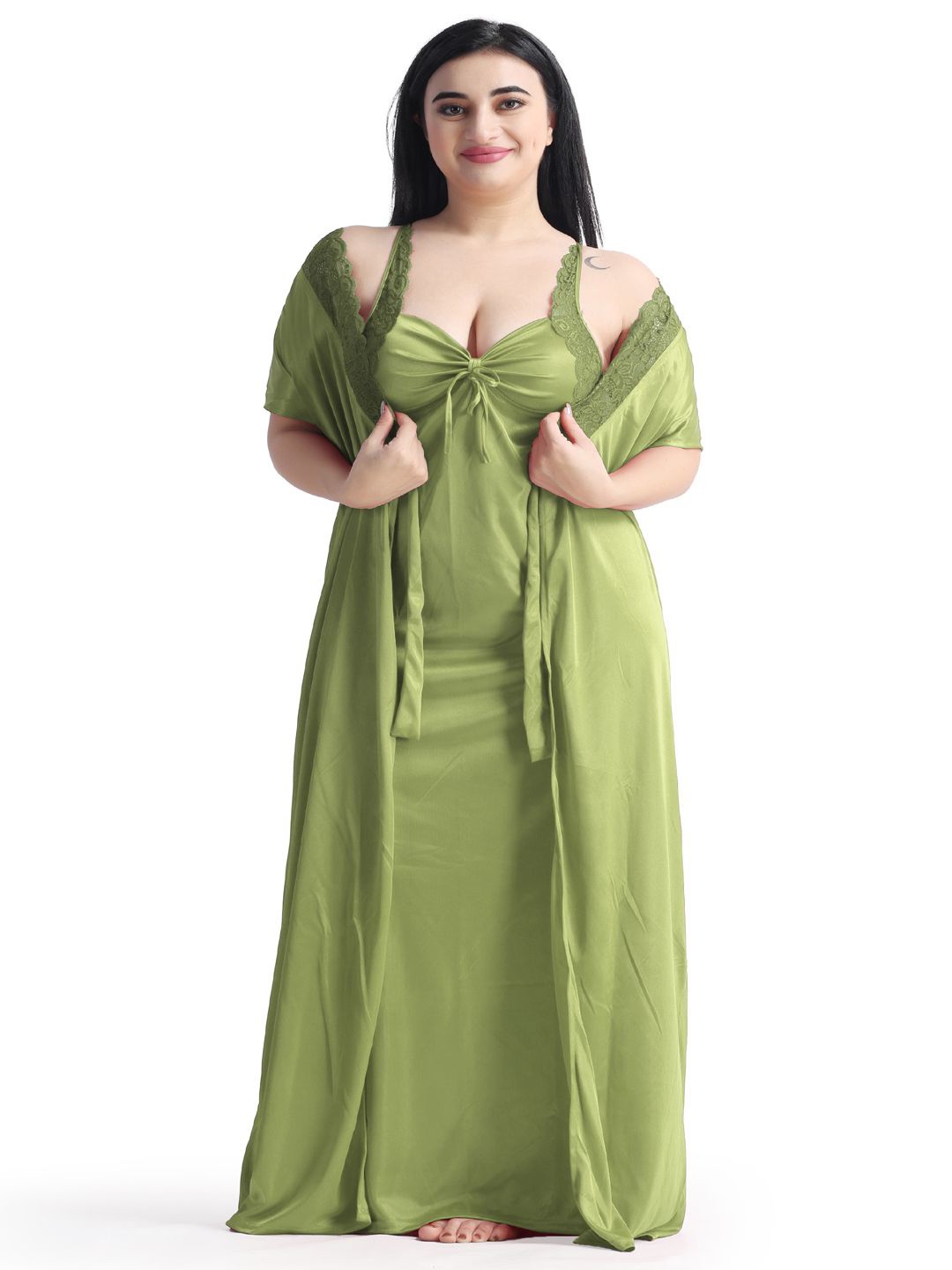 

CHUI MUI Maxi Nightdress, Green