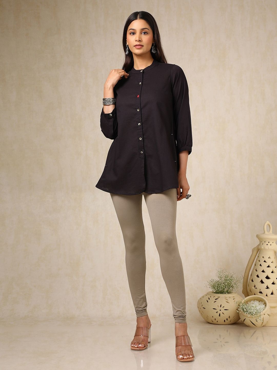 

Soch Women Ankle-Length Legging, Grey