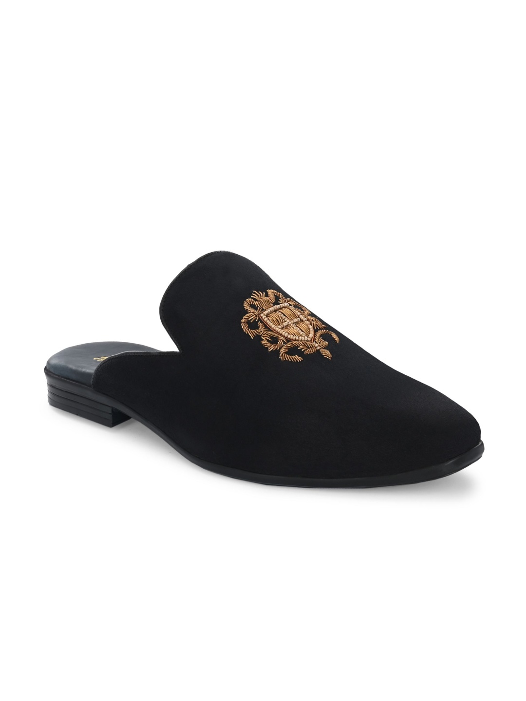 

Hitz Men Woven Design Casual Shoes, Black