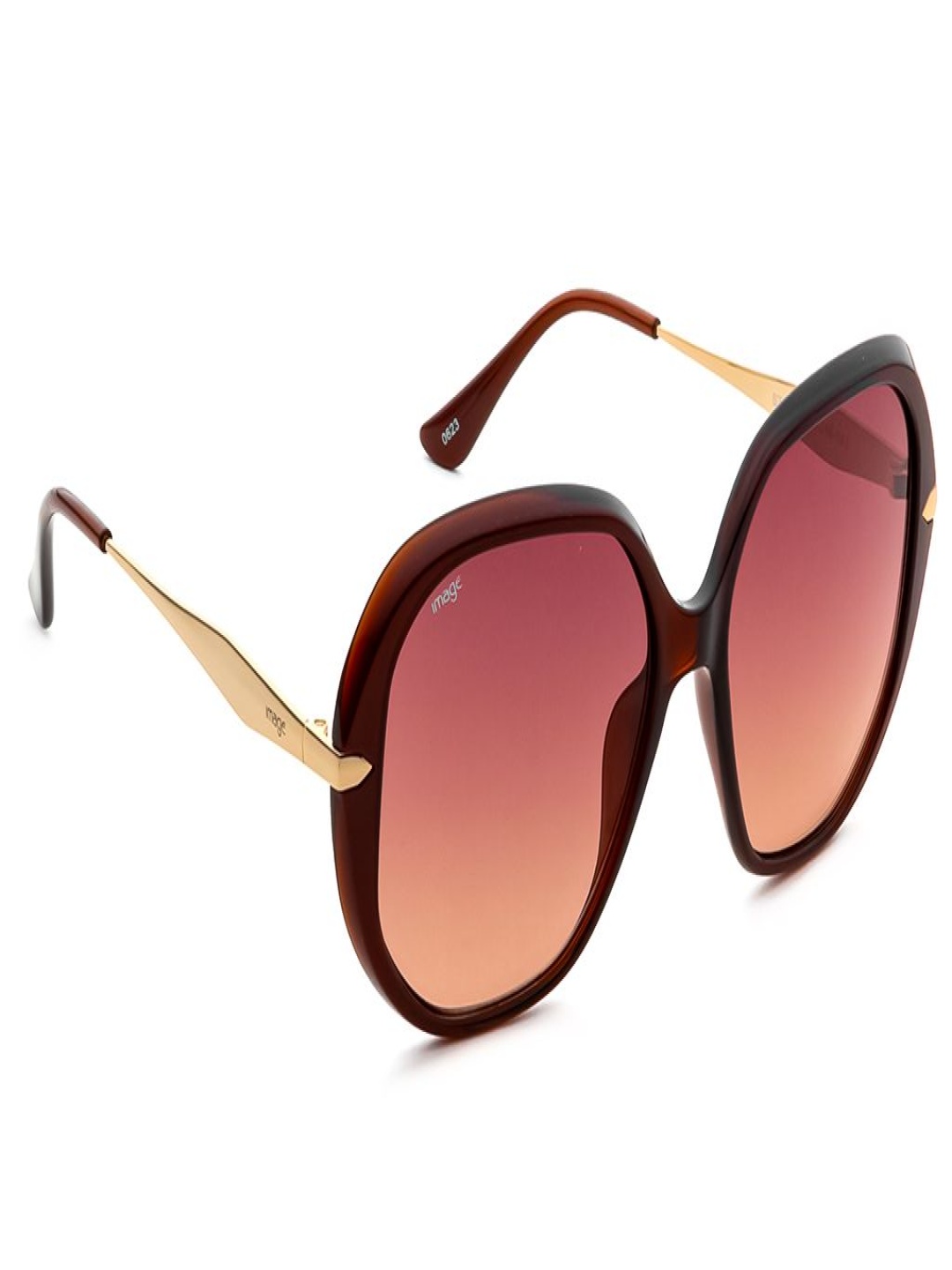 

Image Women Square Sunglasses with UV Protected Lens IMS793C2SG, Brown