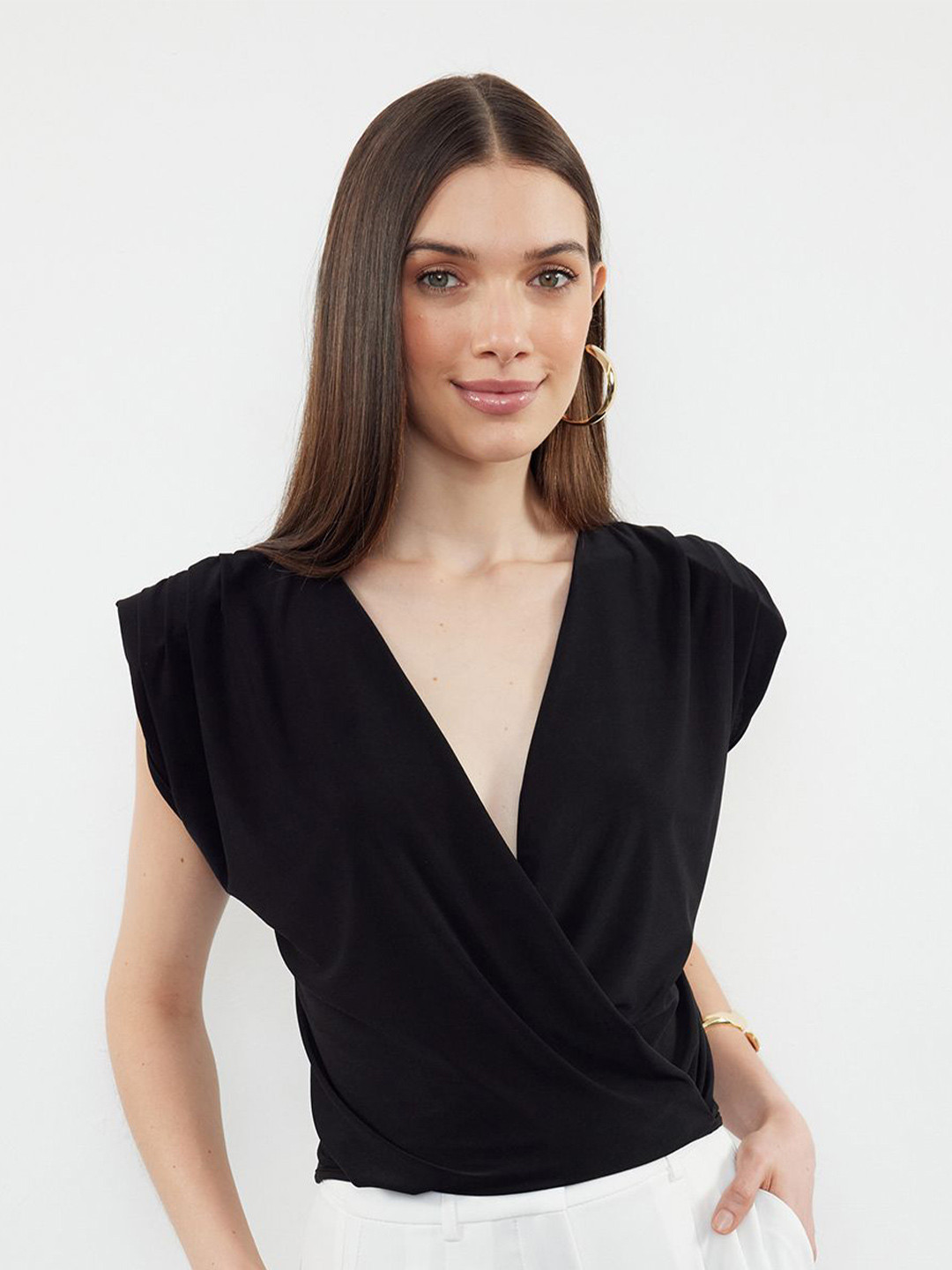 

Trendyol Wrap Top, Na