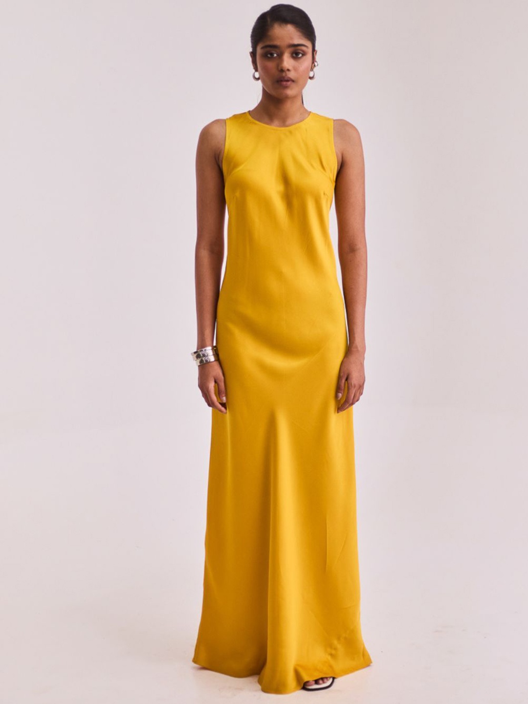 

Urban Suburban Women Sleeveless Maxi Dress, Yellow