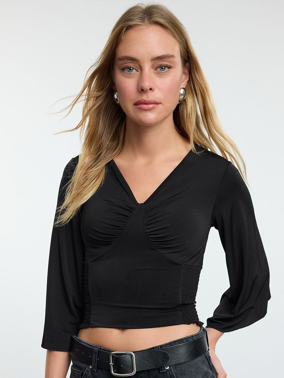 

Trendyol Wrap Crop Top, Na