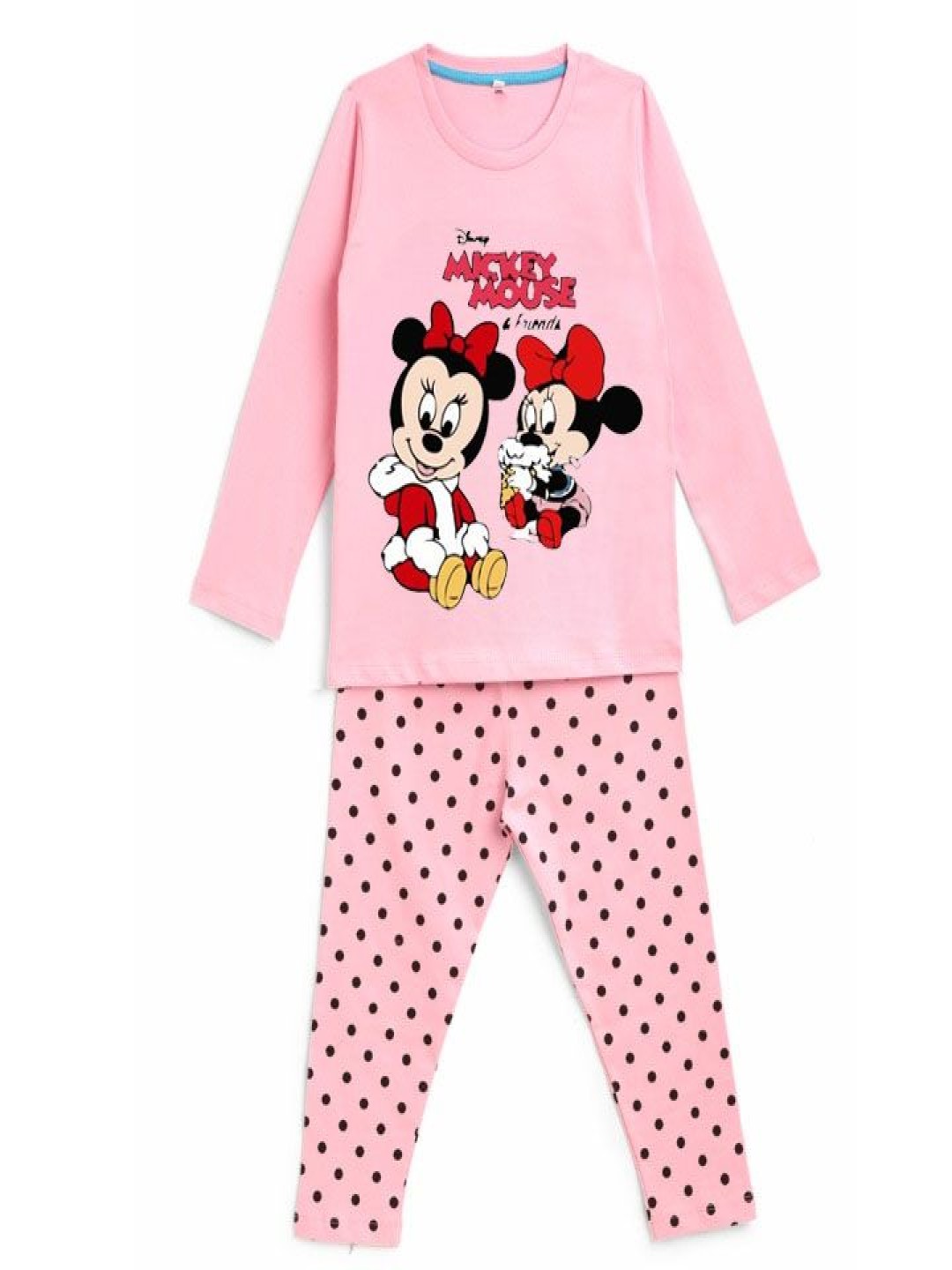

YK Disney Girls Printed Night suit, Pink