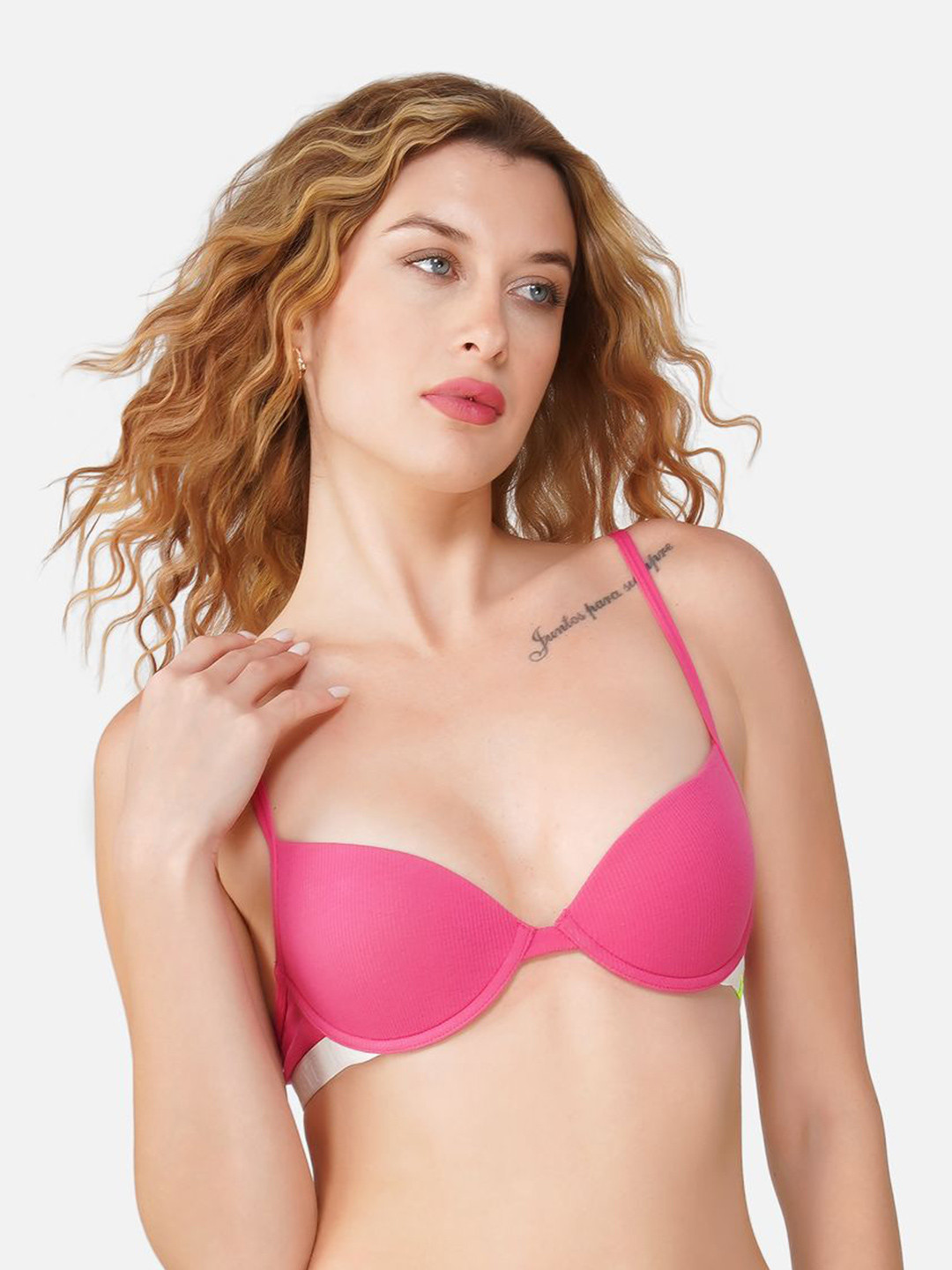 

Carlton London Full Coverage Lightly Padded Everyday Bra, Pink