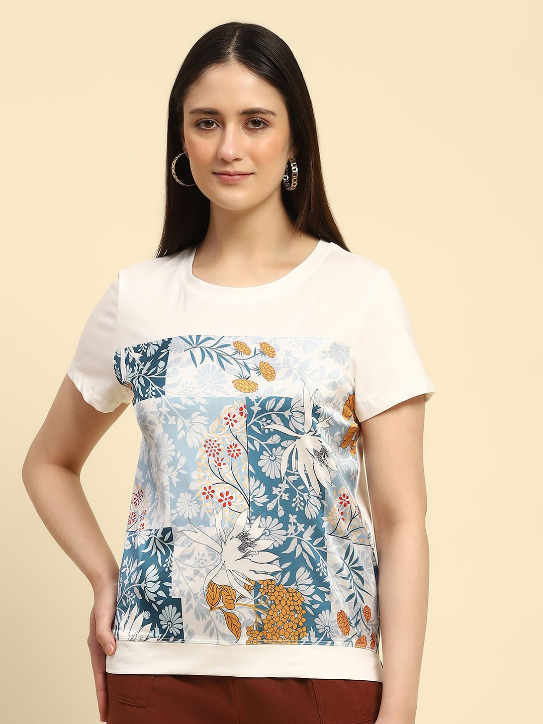 

Global Republic Women Cotton Top, White