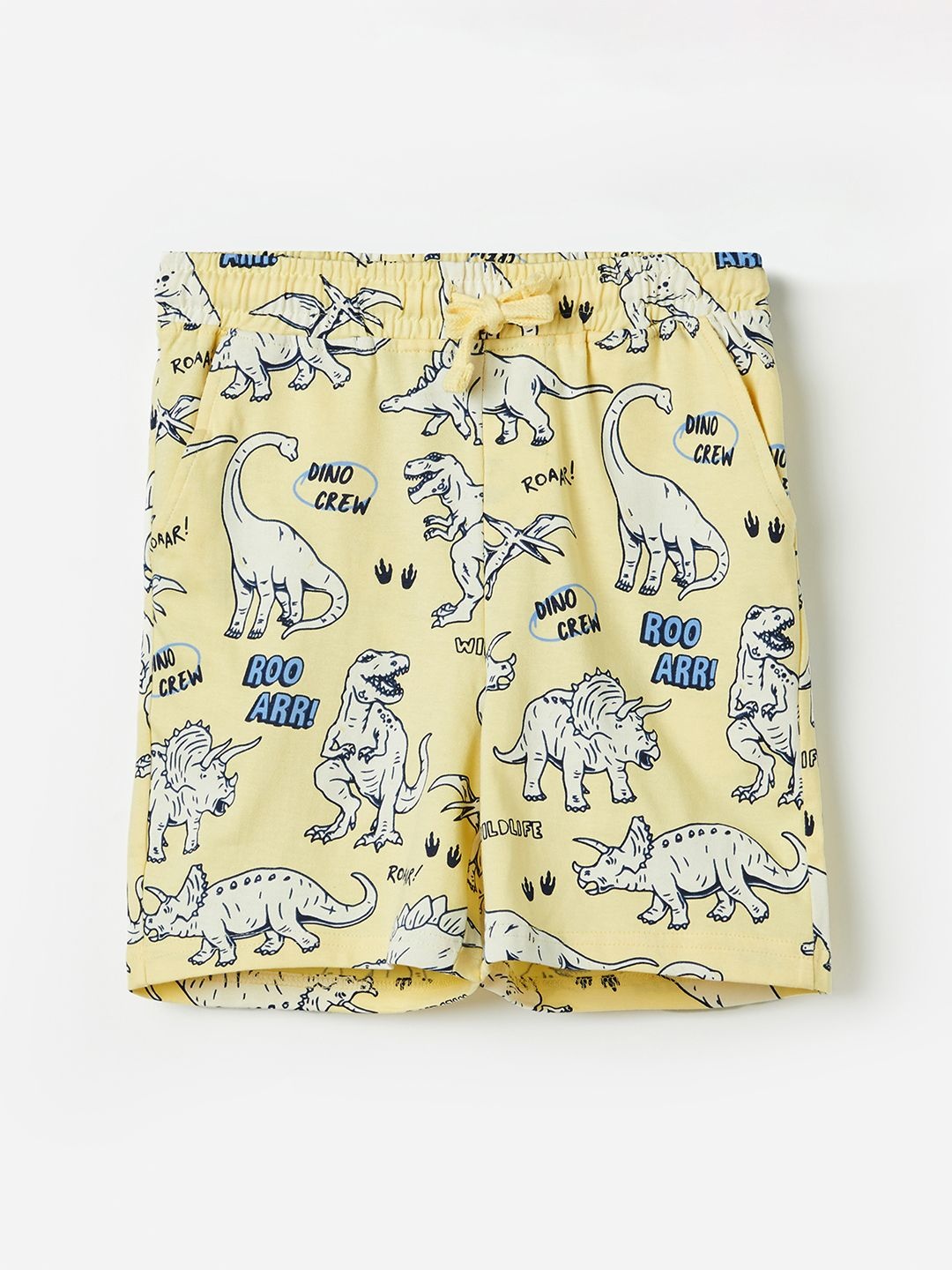 

Fame Forever by Lifestyle Boys Printed Shorts, Yellow