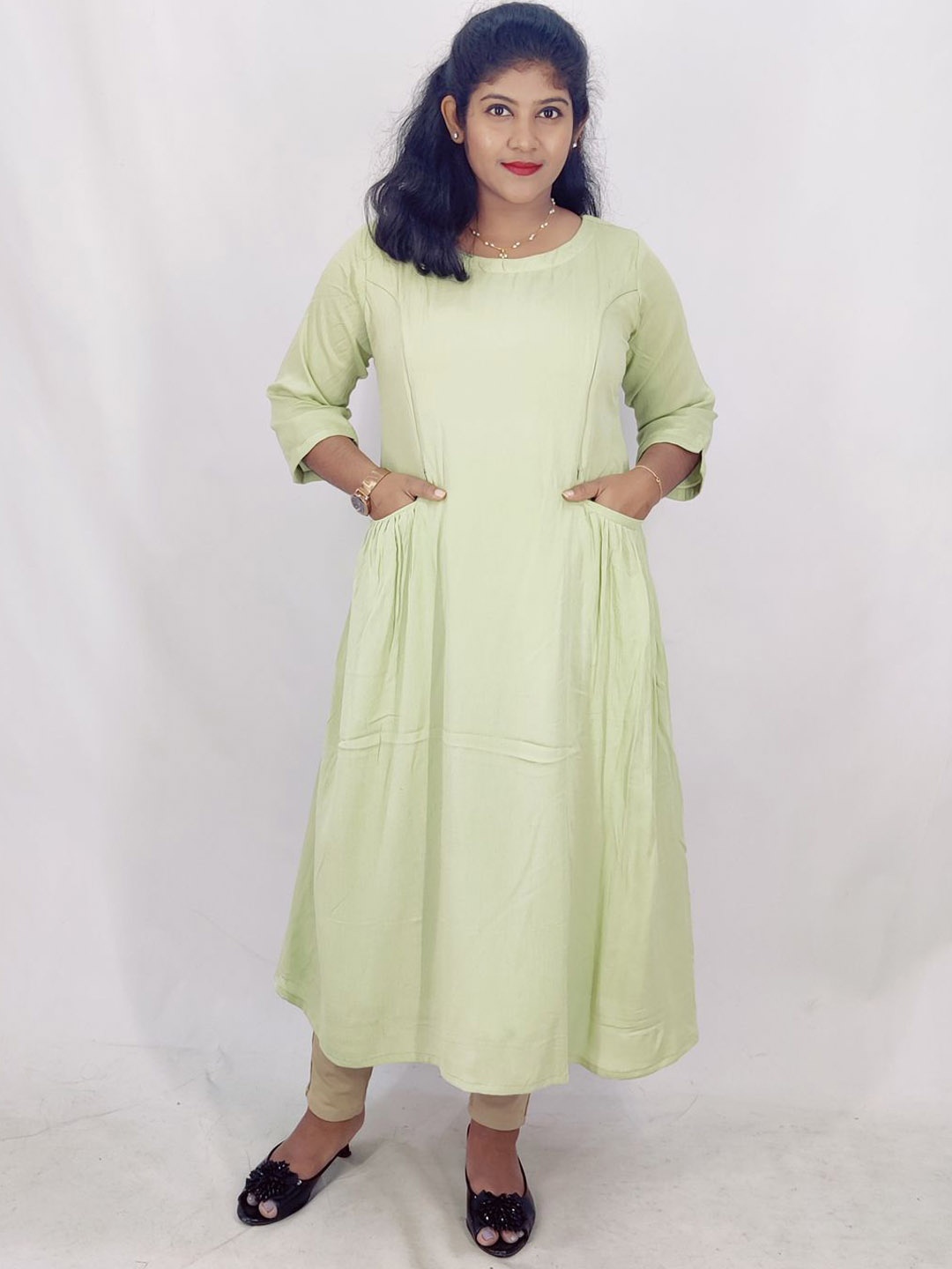 

Miss Twenty Women Pastels Kurta, Green