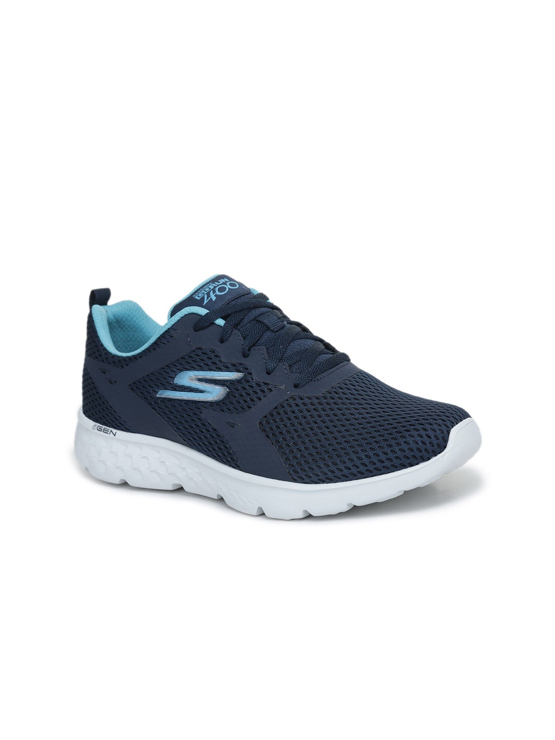 

Skechers GO RUN 400 Women Lace-Ups Running Shoes, Navy blue