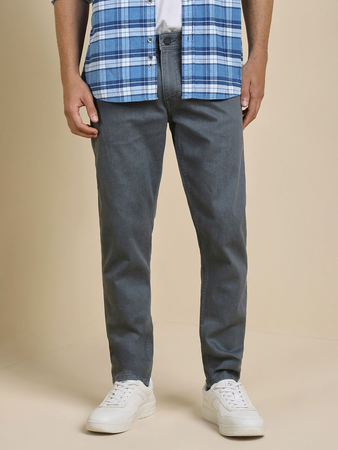 

Allen Solly Men Slim Fit Light Fade Jeans, Grey