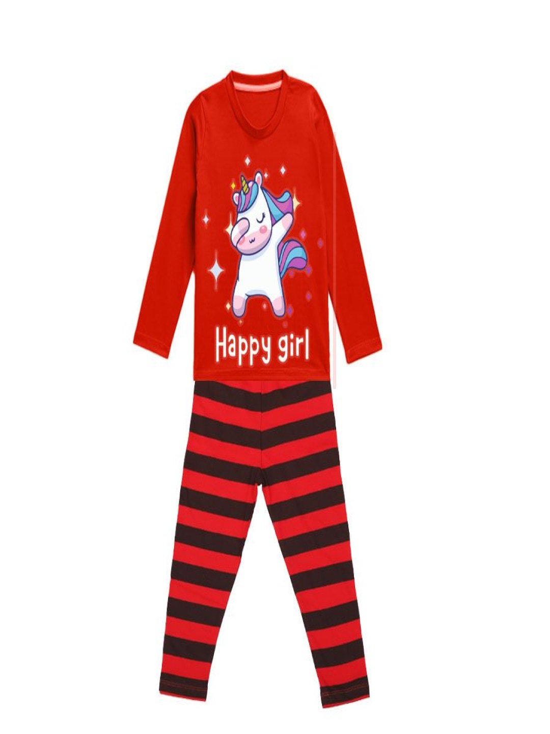 

YK Disney Girls Printed Printed Pure Cotton Night suit, Red