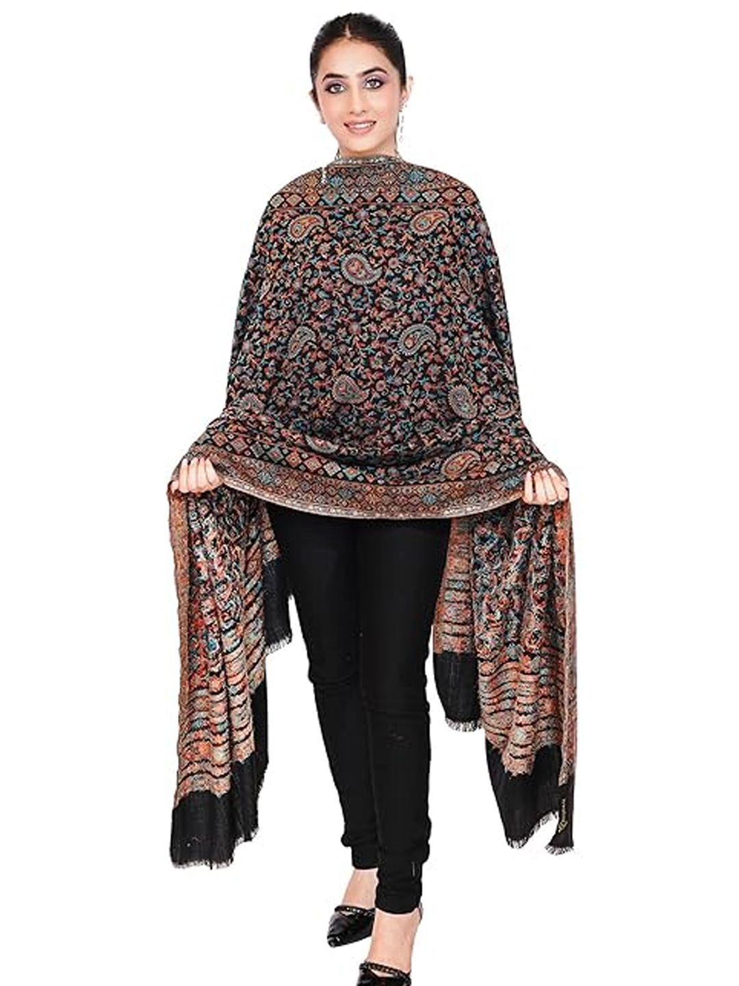 

PASHMAL INDIA PRIVATE LIMITED Women Shawl, Black